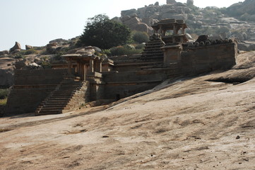 Fototapeta na wymiar Temple in Hampi Karnataka India