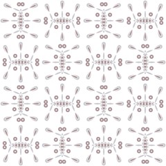 symmetrical geometric seamless pattern. Design element for art. 