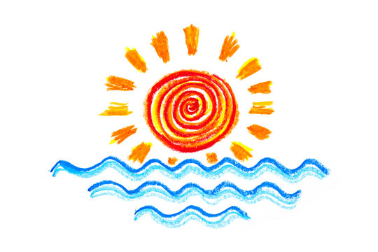 sun and wave icon