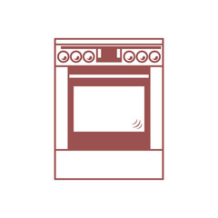 Stylized icon of a colored cooker