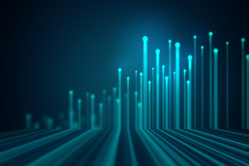 blue geometric  shape abstract technology background