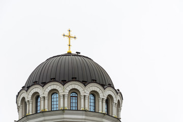 The Dome Of The Cathedral Of Vernicle Image Of Jesus Christ.