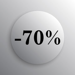 70 percent discount icon