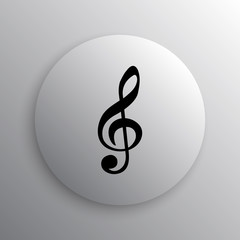 Obraz premium Musical note icon