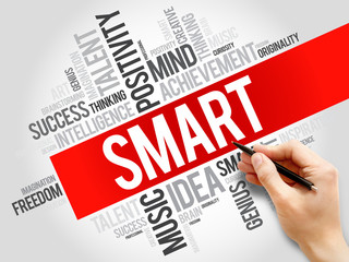 Smart word cloud, business concept