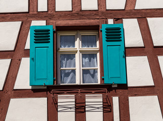 Altes Fachwerk Fenster