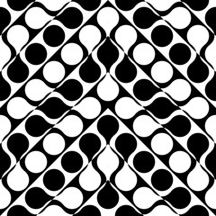 Seamless Curved Shape Pattern