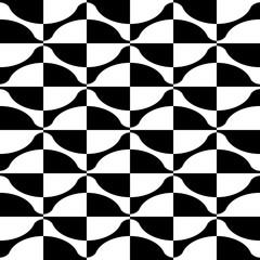 Seamless Curved Shape Pattern