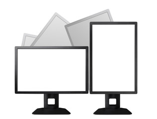 two monitors