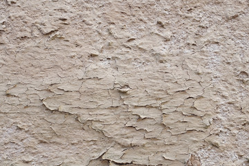 Abstract background of dried mud on concrete wall background