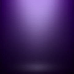 Abstract purple gradient background. Used as background for product display - Vector