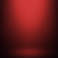 Obraz premium Abstract red gradient background. Used as background for product display - Vector