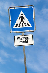 Schild 80 - Wochenmarkt