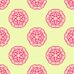 Vector seamless pattern. Modern texture. Repeating endless abstract hand drawn background