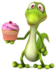 Fototapeta premium Fun lizard