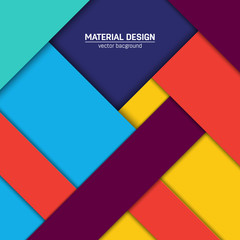 Vector material design background. Abstract creative concept layout template. For web and mobile app, paper art illustration design. style blank, poster, booklet. Motion wallpaper element. Flat ui