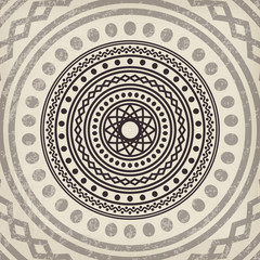 Asian mandala background