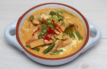 Chicken Panang curry, Thai food
