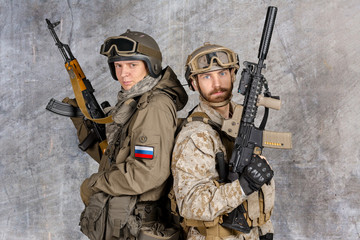 Two special force soldiers