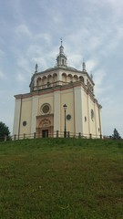 Obraz premium Crespi d'adda, chiesa