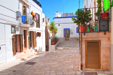 Obraz premium Alleyway. Polignano a mare. Puglia, Italy. 