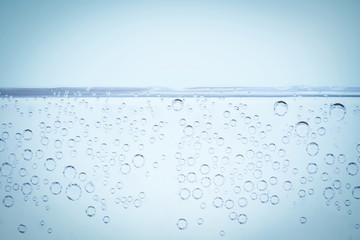 Wasser - Wasseroberfläche, Wasserglas, Makro