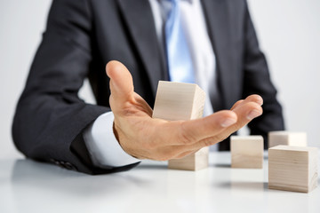 Concept of business hierarchy and human resources
