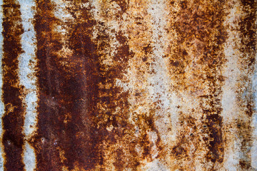 Texture of an old rusty metal surface