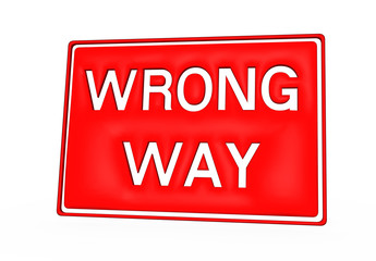 Wrong way!