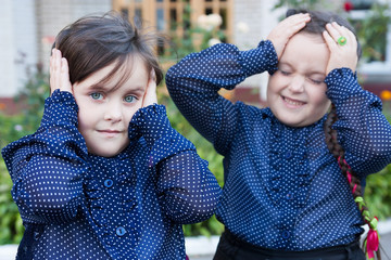 portrait of a girl with problems