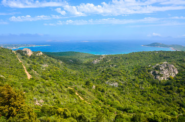 Fototapeta na wymiar Costa Smeralda - beautiful coast of Sardinia, Italy