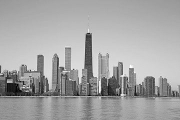 Black and white Chicago
