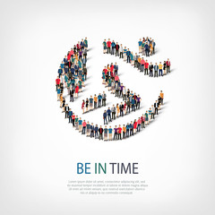 be in time people sign 3d