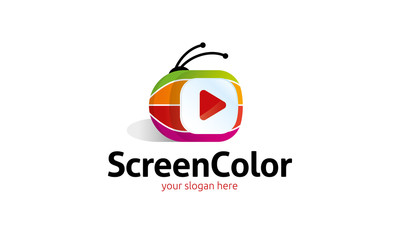 Naklejka premium Screen Color Logo