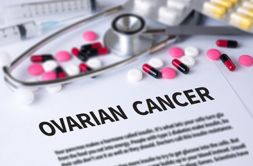 Obraz premium OVARIAN CANCER CONCEPT