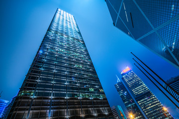 low angle view of skyscraper