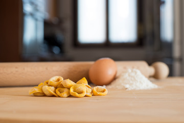 genuine Italian pasta: tortellini