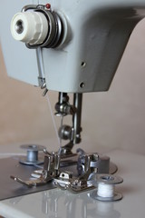 Electric sewing machine.