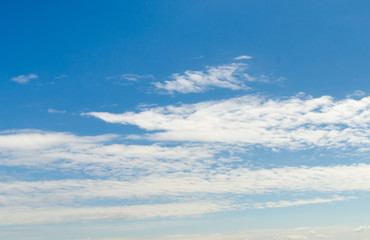 Blue sky with clouds