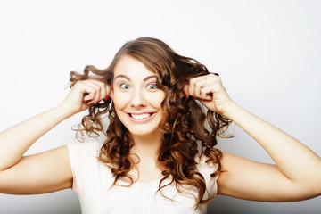 Young beautiful woman