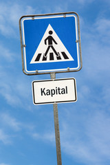Schild 80 - Kapital