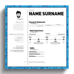 Obraz premium cv-simple-bw-square1