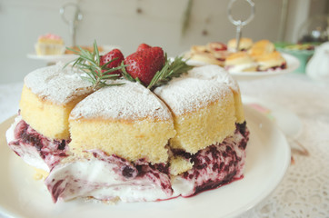 strawberry cake