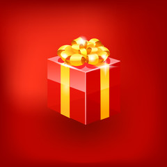 Gift. Vector icon