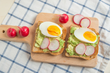 Avocado Toast mit Ei 