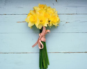 Deurstickers Narcis daffodils