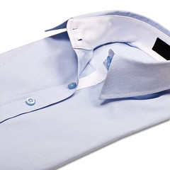 Fashionable men's shirt. Isolated on white background
