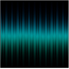 Colorful sound wave on a dark background. Vector illustration.
