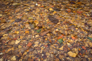 Камешки в воде