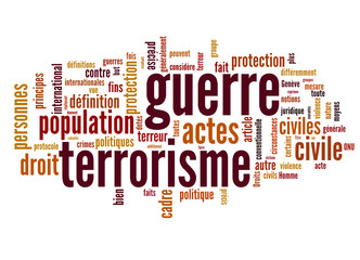Fototapeta premium Terrorisme (attentat, guerre, antiterrorisme, extrémisme)